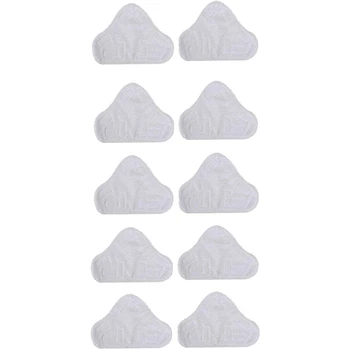 10 Упаковок сменной паровой швабры из микрофибры для H2O Mop X5 с треугольным сопротивлением