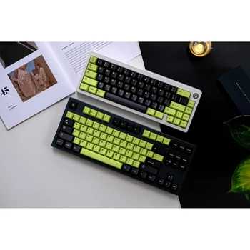 AF Токсичные Колпачки для ключей 253 Клавиши для Механической клавиатуры Зеленая Вишневая Высота ABS Double Shot Game PC GK61 Anne Pro 2