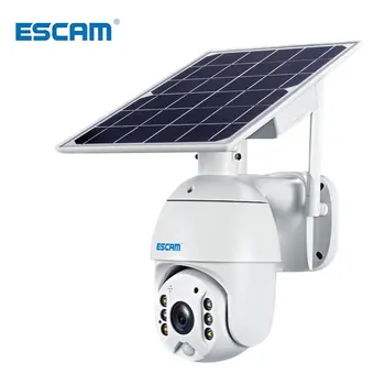 ESCAM QF280 1080p Wifi версия Shell Солнечная камера безопасности Наружного наблюдения Водонепроницаемая камера видеонаблюдения Умный дом двусторонний голос