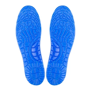 Спортивные Стельки из силиконового геля для бега для мужчин и женщин, Эластичная гелевая подошва обуви, амортизирующие накладки